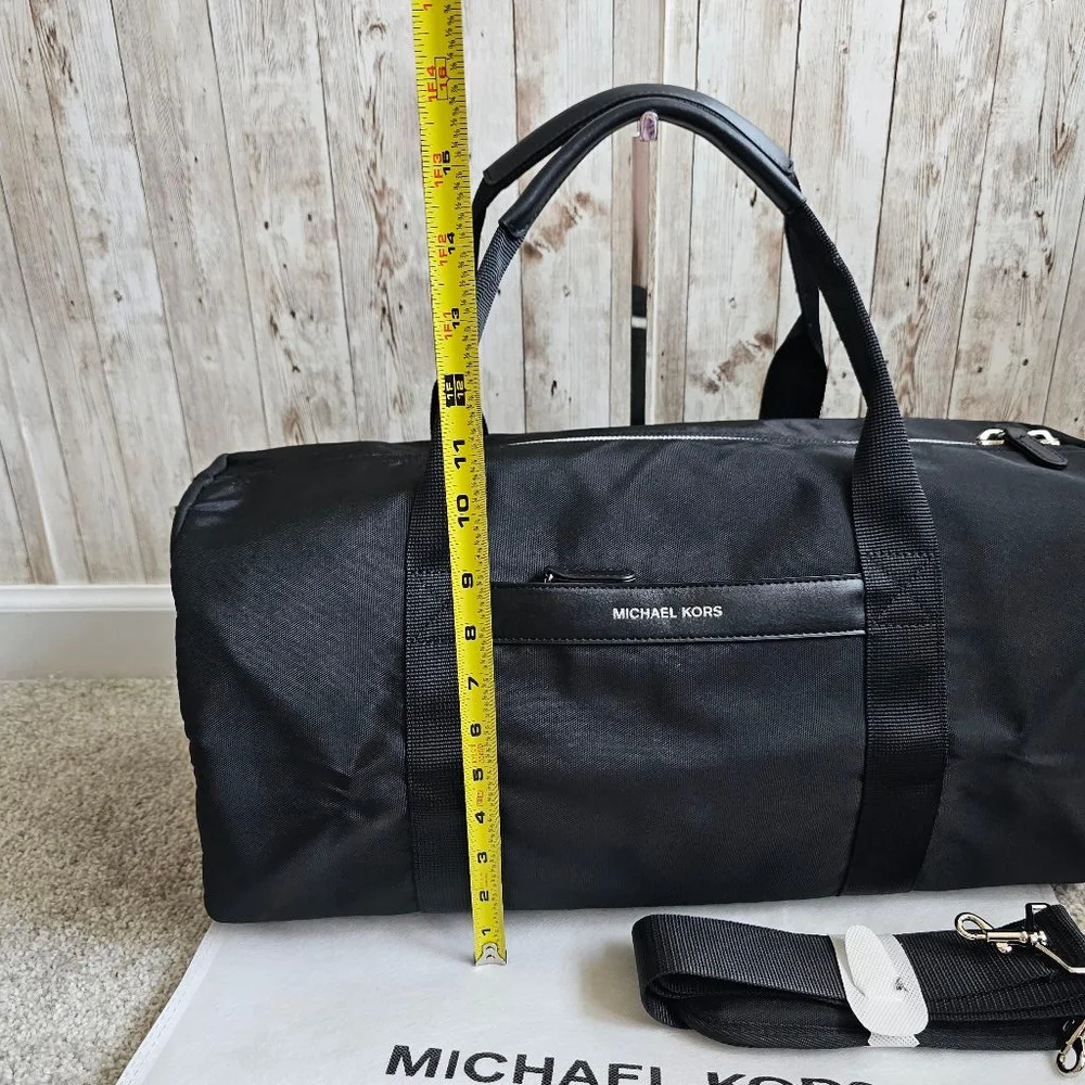 Michael Kors Duffle Travel Gym Bag, Black